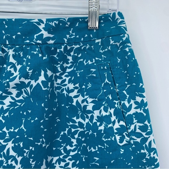 Boden Turquoise Floral print skirt size 8 - Picture 7 of 10